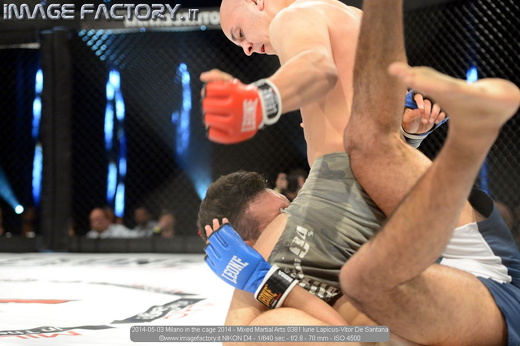2014-05-03 Milano in the cage 2014 - Mixed Martial Arts 0381 Iurie Lapicus-Vitor De Santana
